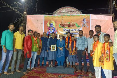 मोतीपुर में रामनवमी पर हुआ भजन जगराता